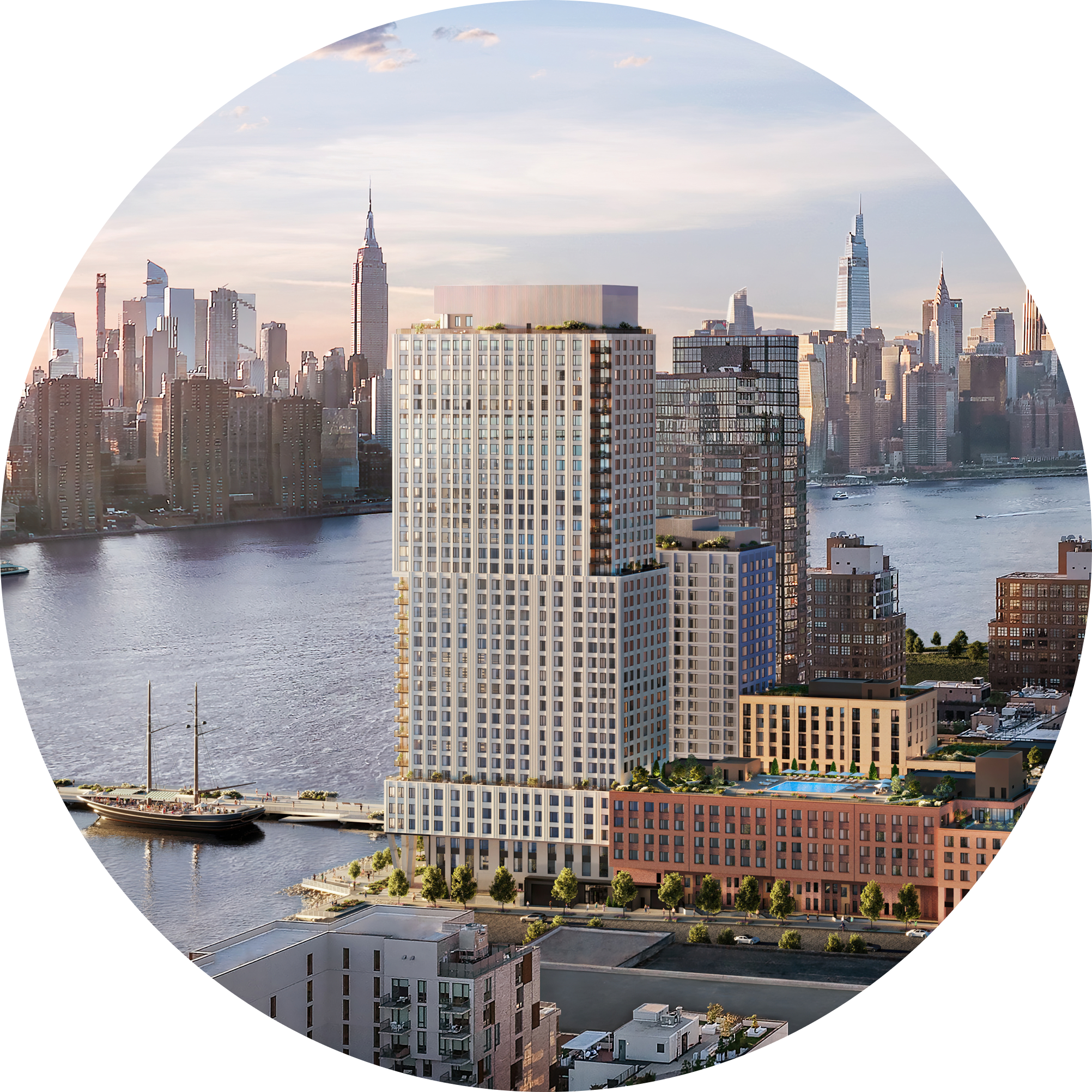 The Riverie building render